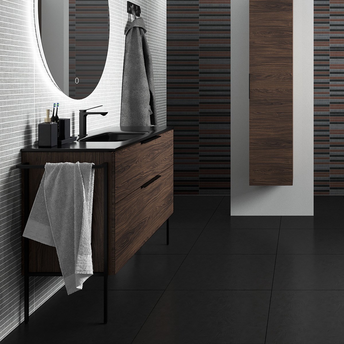 Badrumsmöbel Big 100x45cm, Flera Kulörer, Nedsänkt