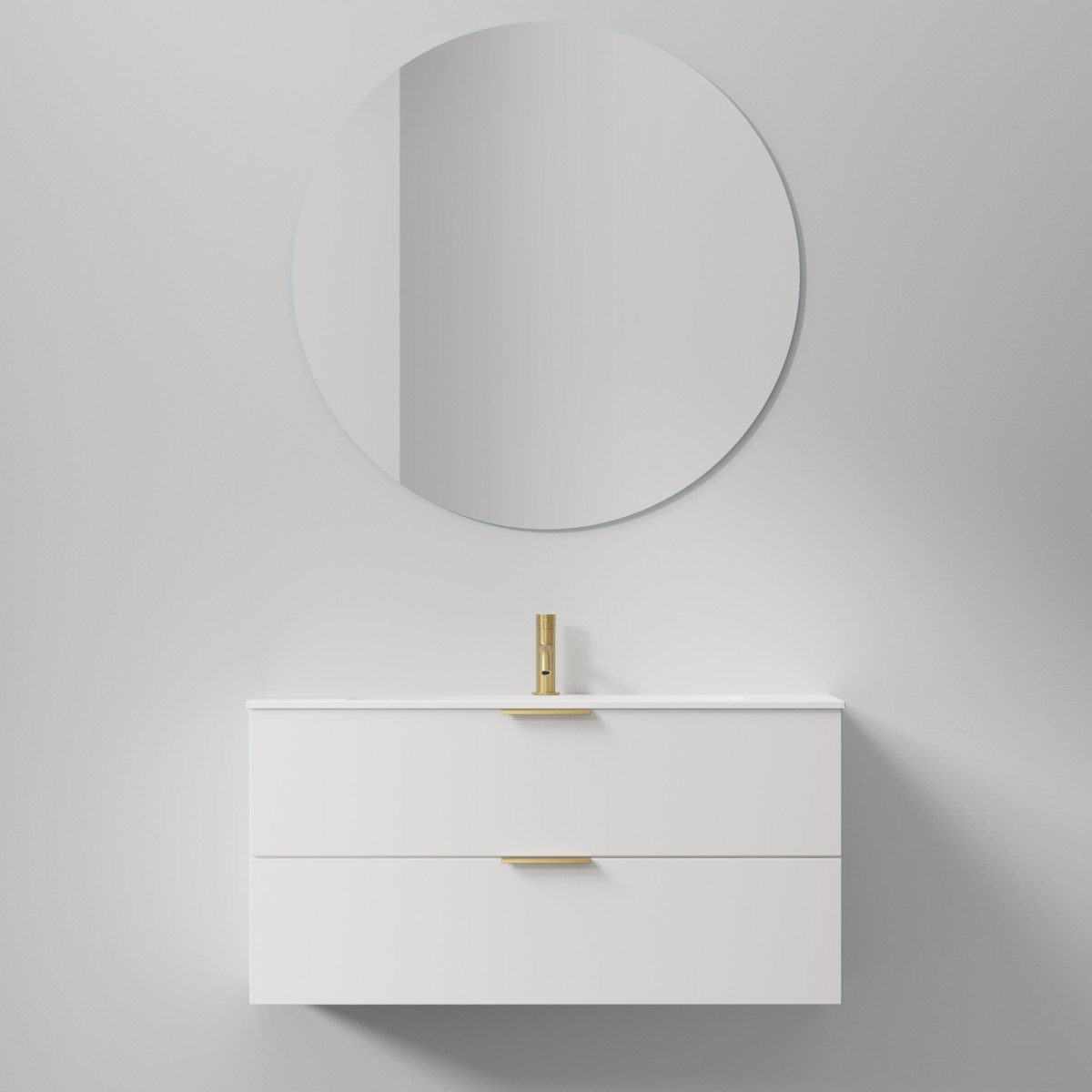 Kommod Core Solid 100x45cm, Carbon Grey, Slät