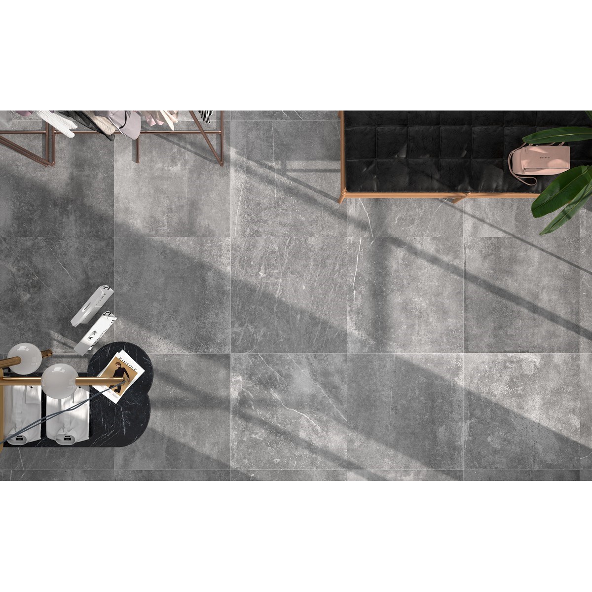 Klinker Granitkeramik Kainos Grå, 59.5x59,5cm