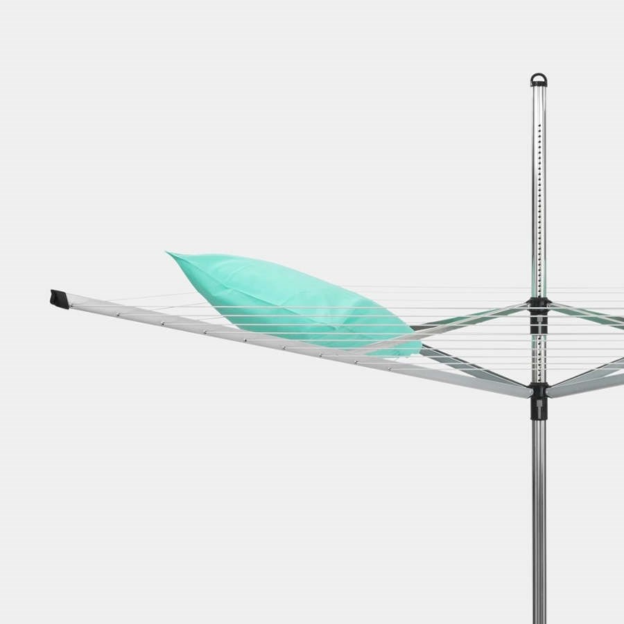 Torkvinda Lift-o-matic 60m+jordspik+skyddsöverdrag Metallic