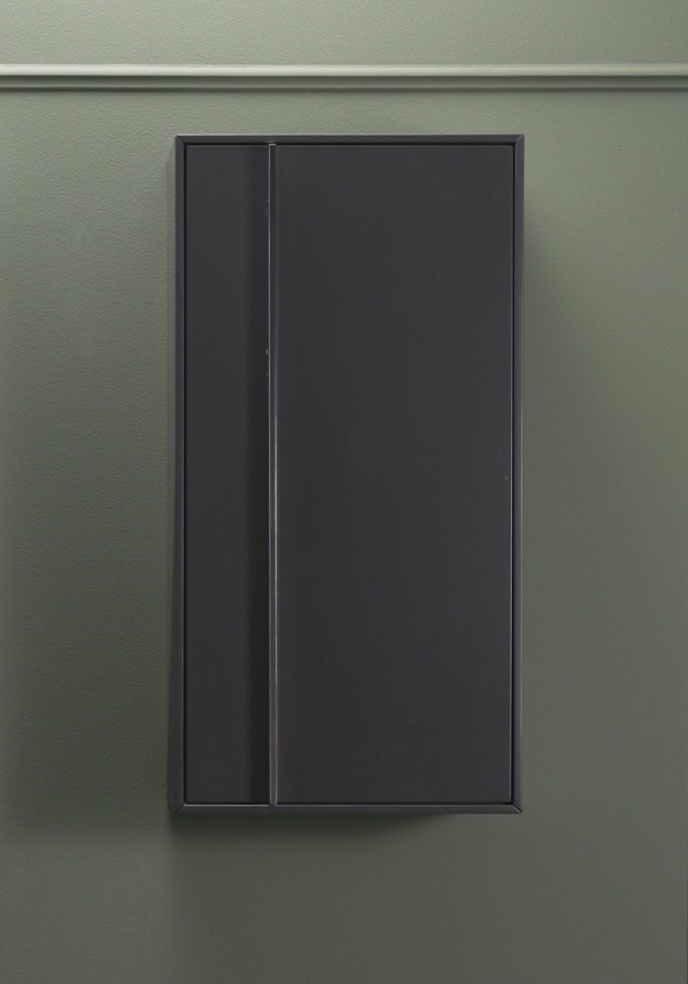 Väggskåp Edge Mjukstängande 40x80cm, Matt, Mörkgrå