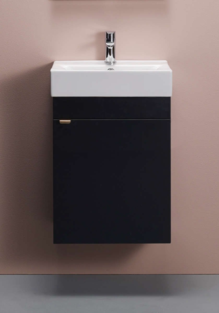 Badrumsmöbel Go 45cm, Svart