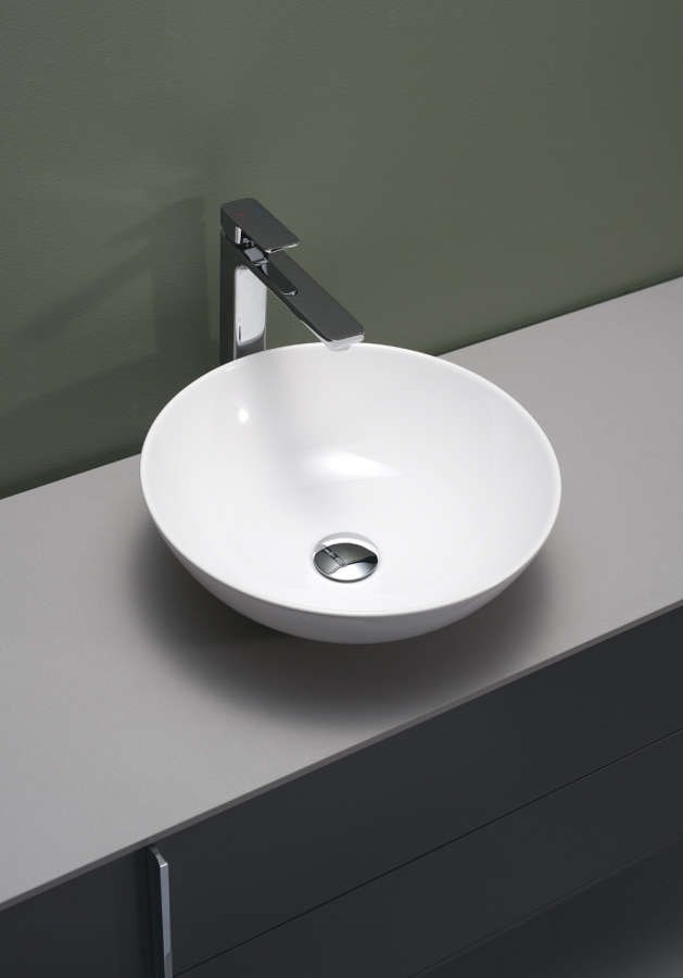 Fristående Handfat Spring 40x40cm, Vit