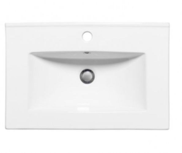 Handfat Rektangulär Ho 60x45cm, Blank, Vit