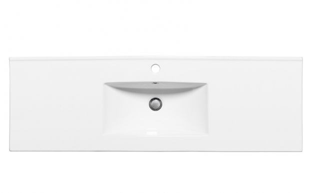 Handfat Rektangulär Ho 120x45cm, Blank, Vit