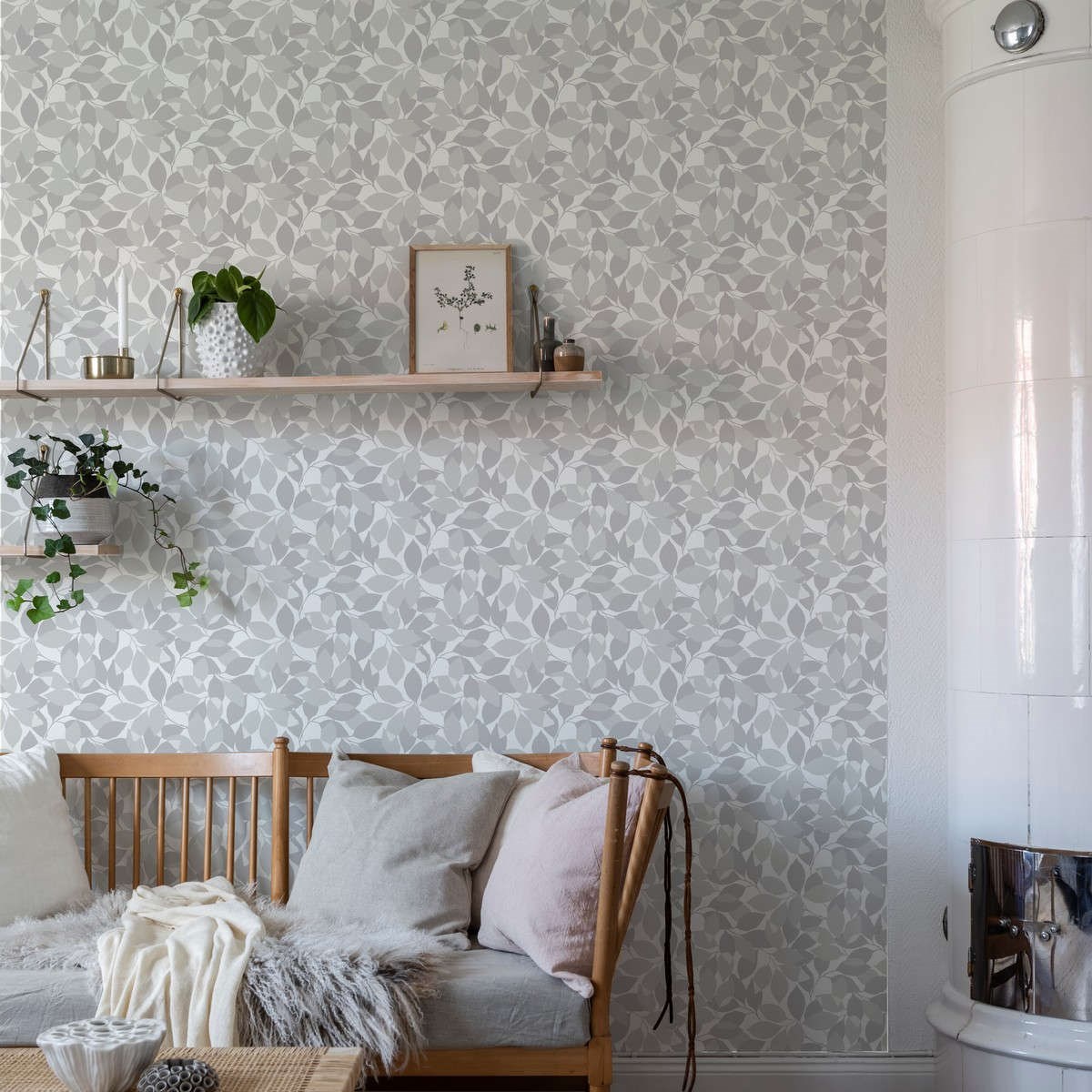 Tapet Blommor&blad Augusti 676-01