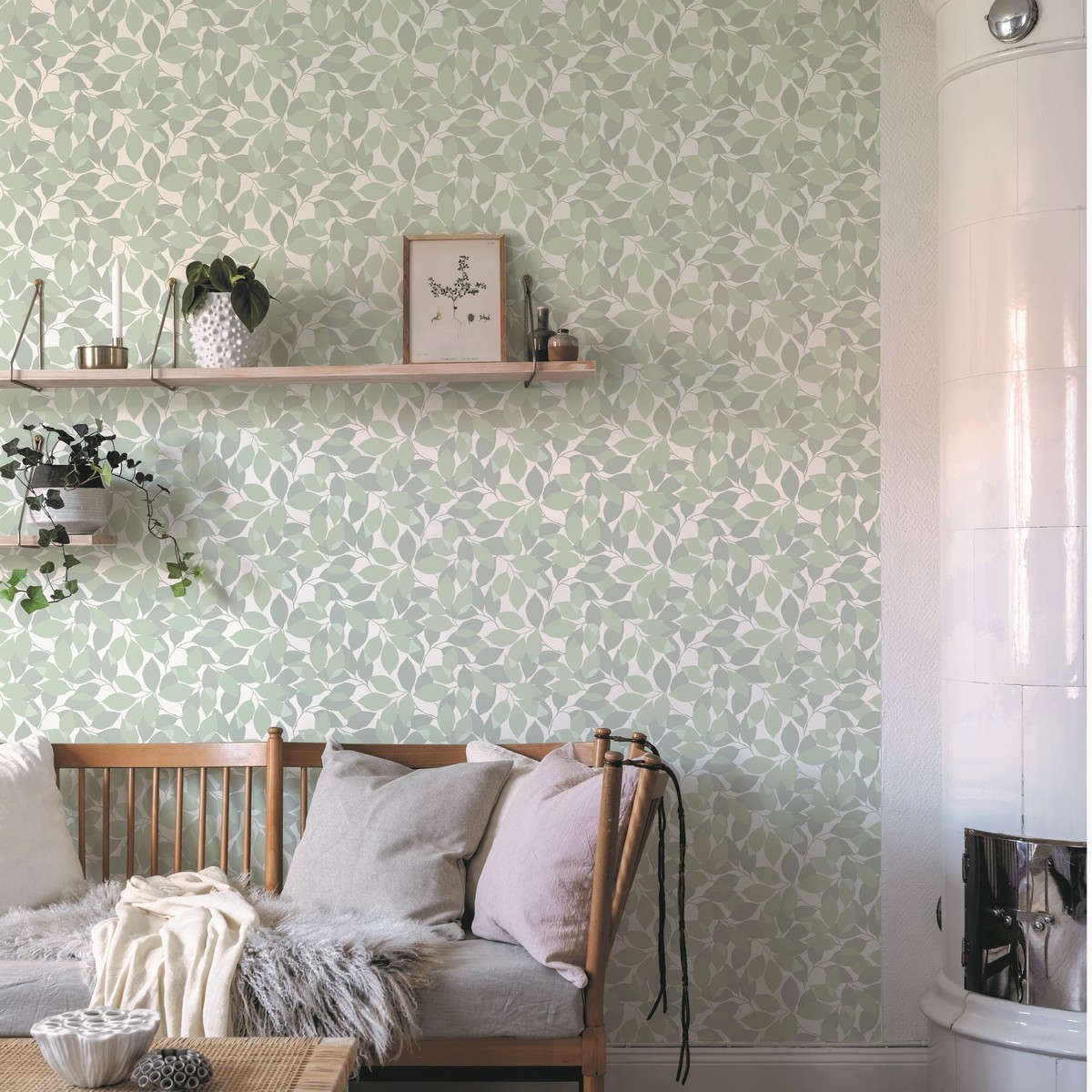 Tapet Blommor&blad Augusti 676-02