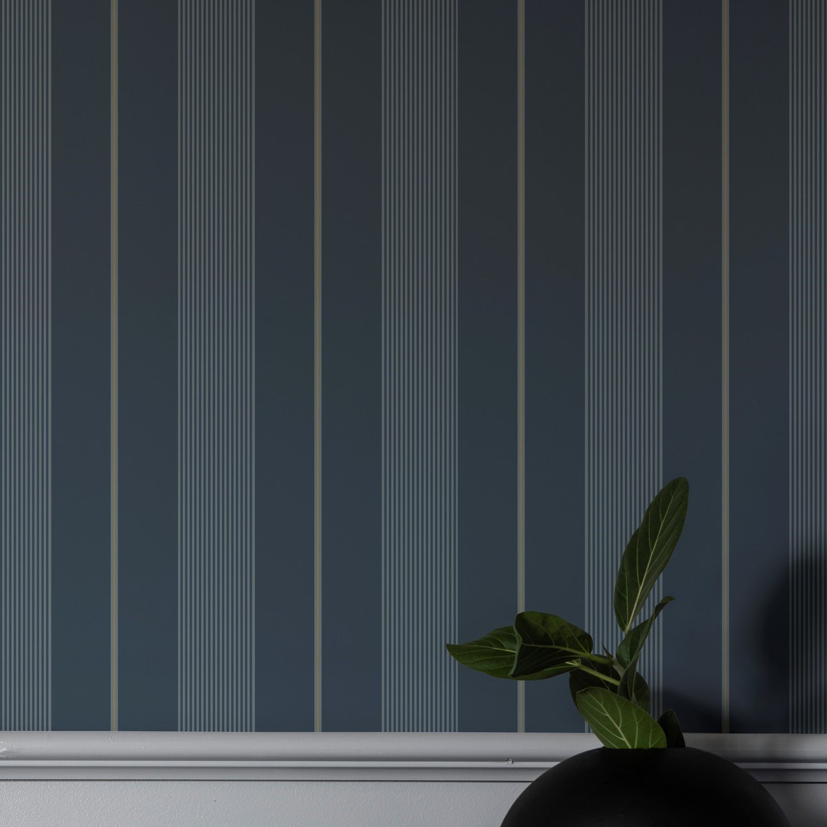 Tapet  Enfärgad & Randig Axel 411-05