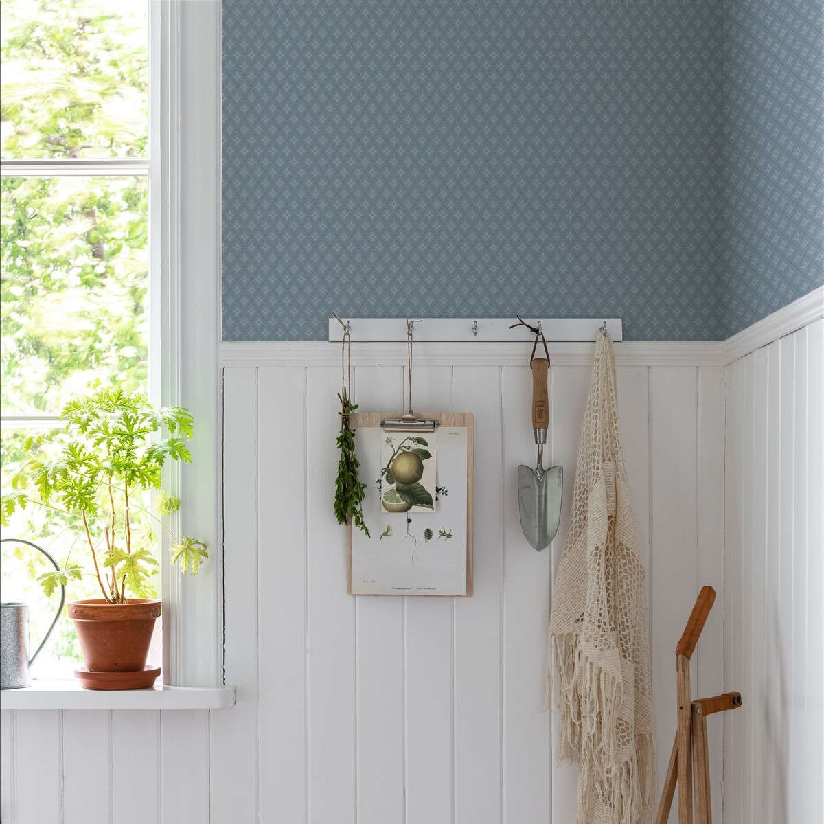 Tapet Blommor&blad Lillstjärna 680-04