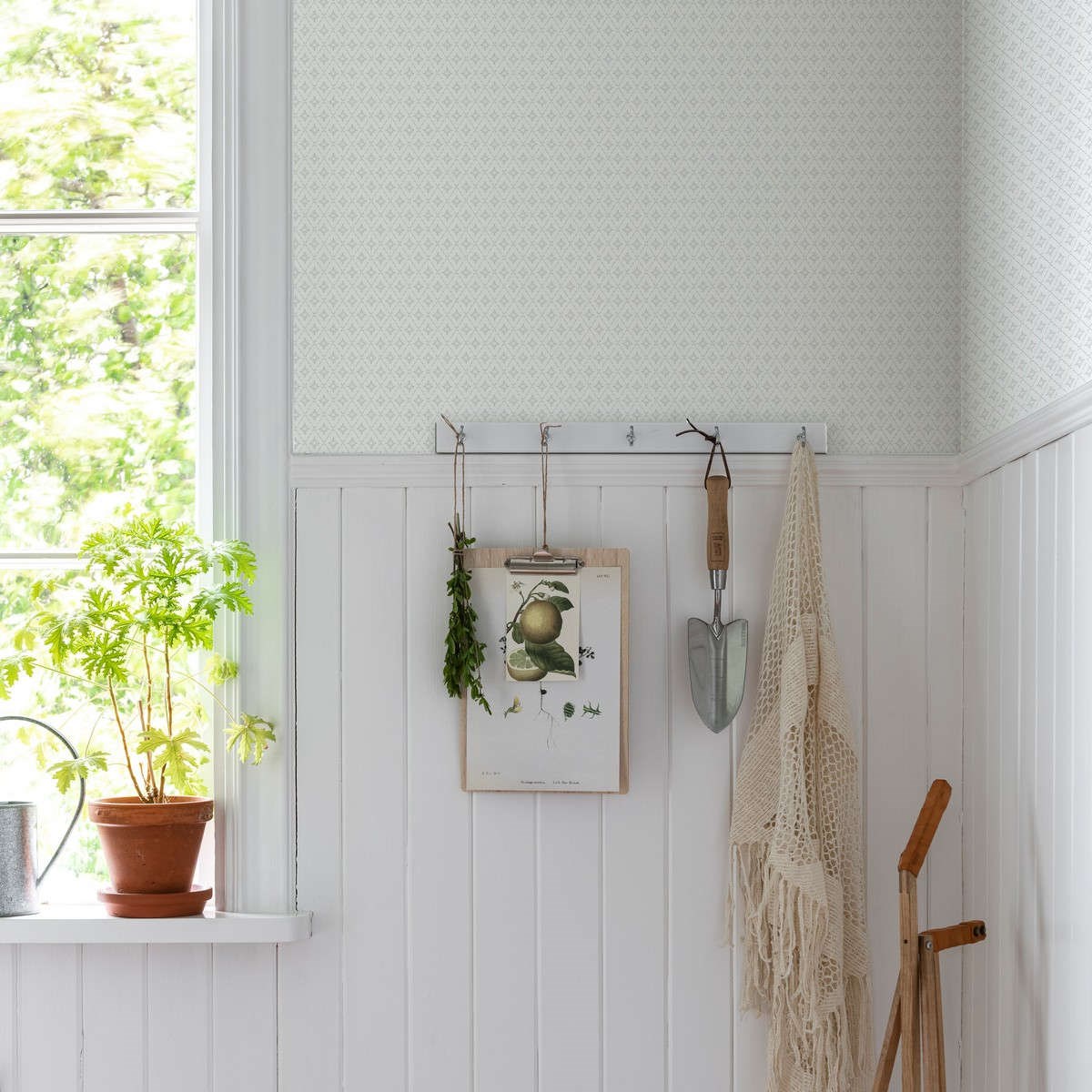 Tapet Blommor&blad Lillstjärna 680-01