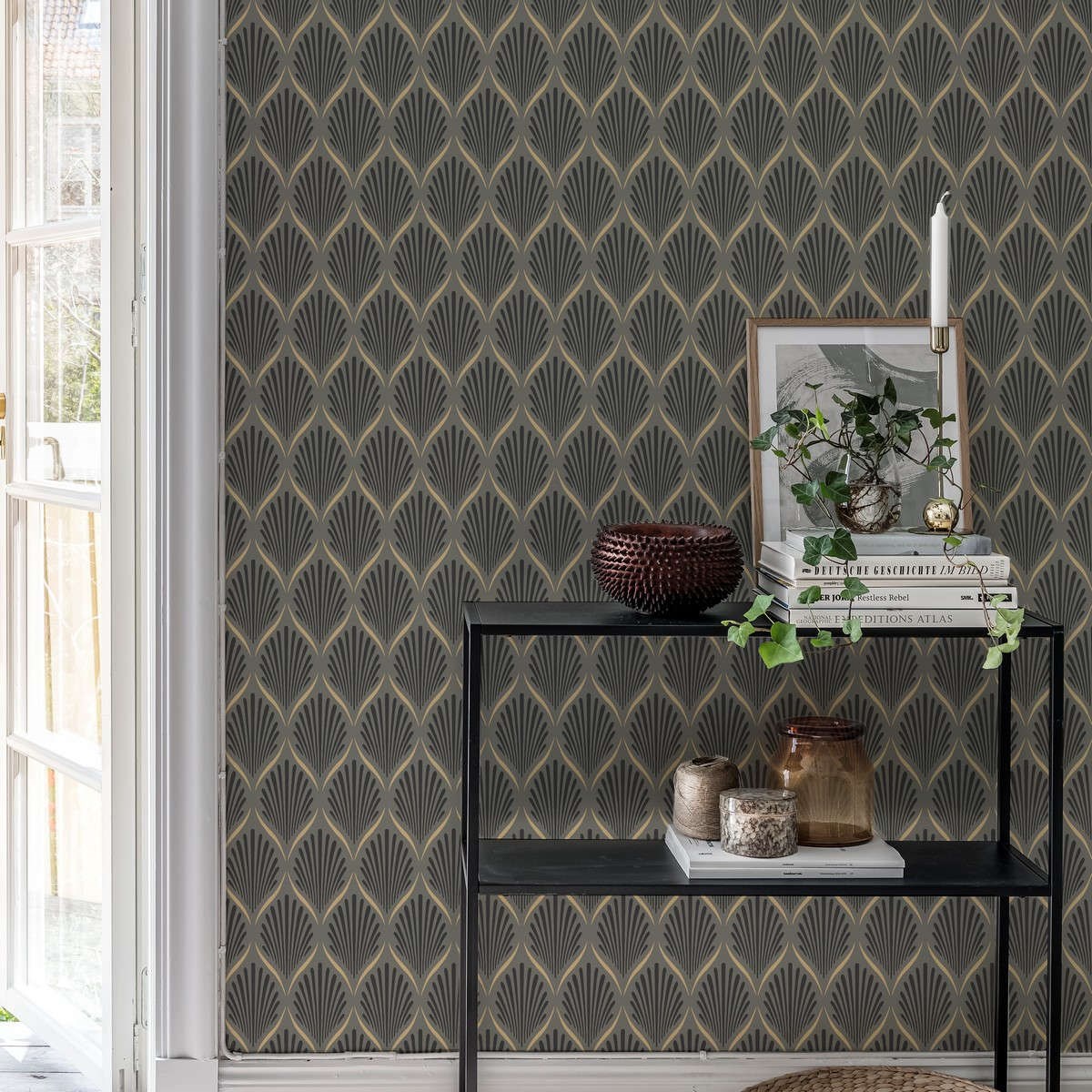 Tapet Blommor&blad Lilly 681-04