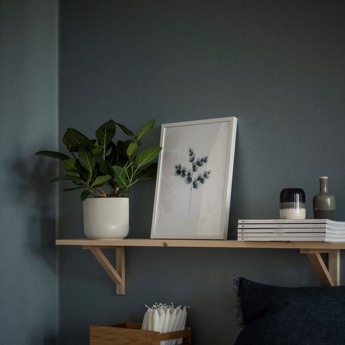 Tapet  Enfärgad & Randig Linne 415-14