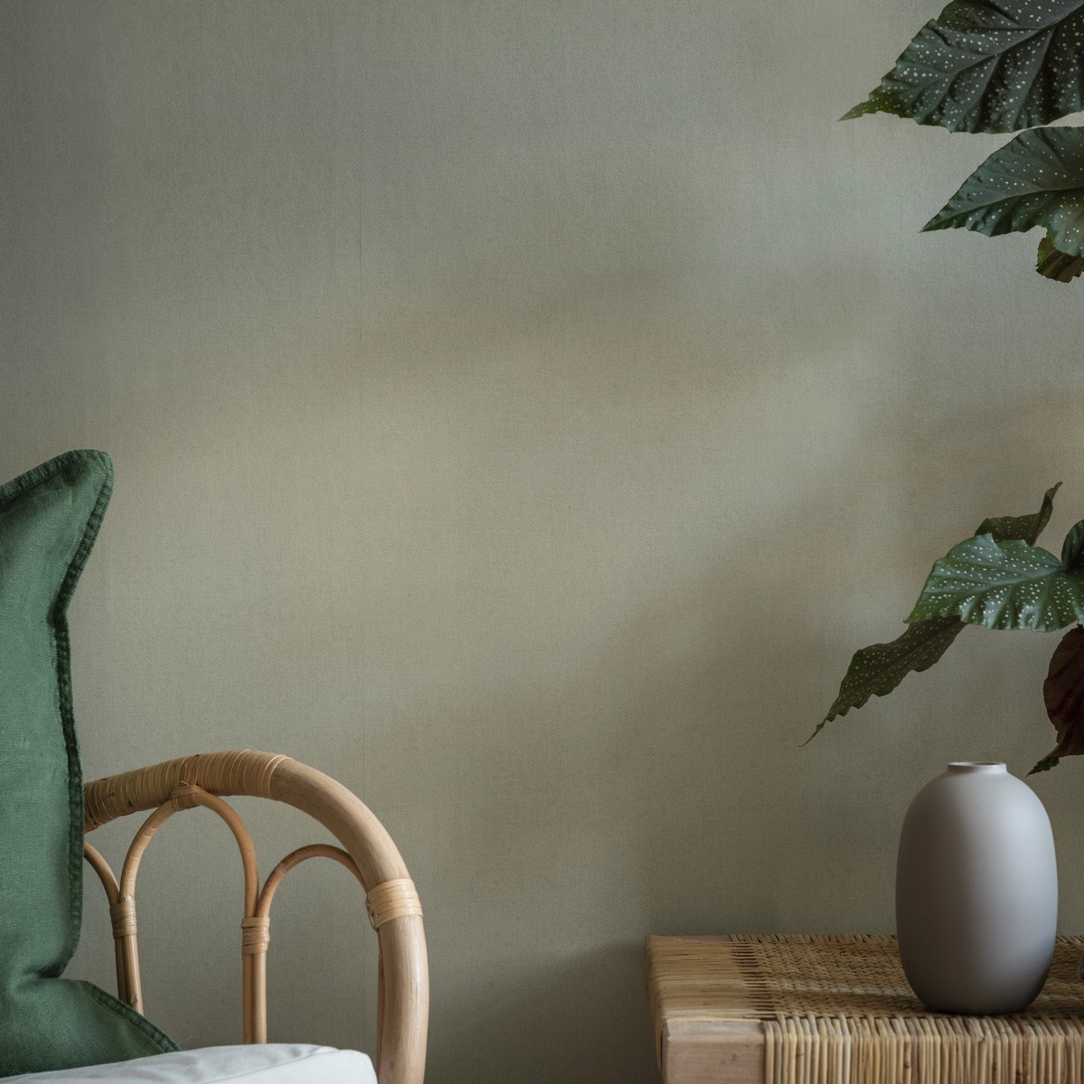 Tapet  Enfärgad & Randig Linne 415-20