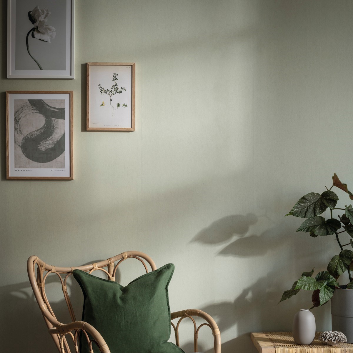 Tapet  Enfärgad & Randig Linne 415-20