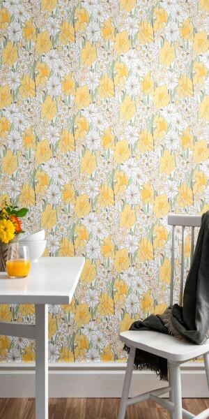 Tapet Duro 1900 Påsklilja 388-01