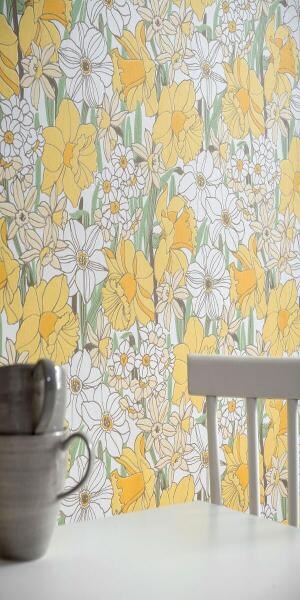 Tapet Duro 1900 Påsklilja 388-01