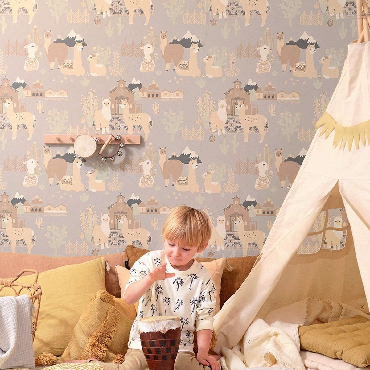 Tapet Poetry Lama Village 143-01