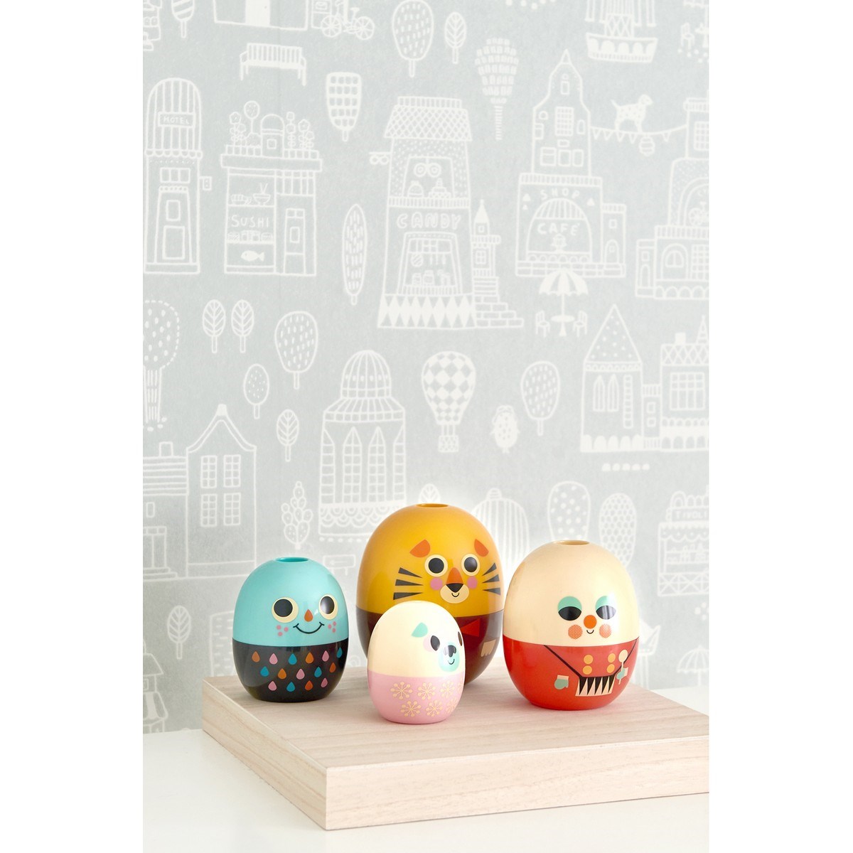 Tapet Treasure For Every Little Nook Small Town 118-01