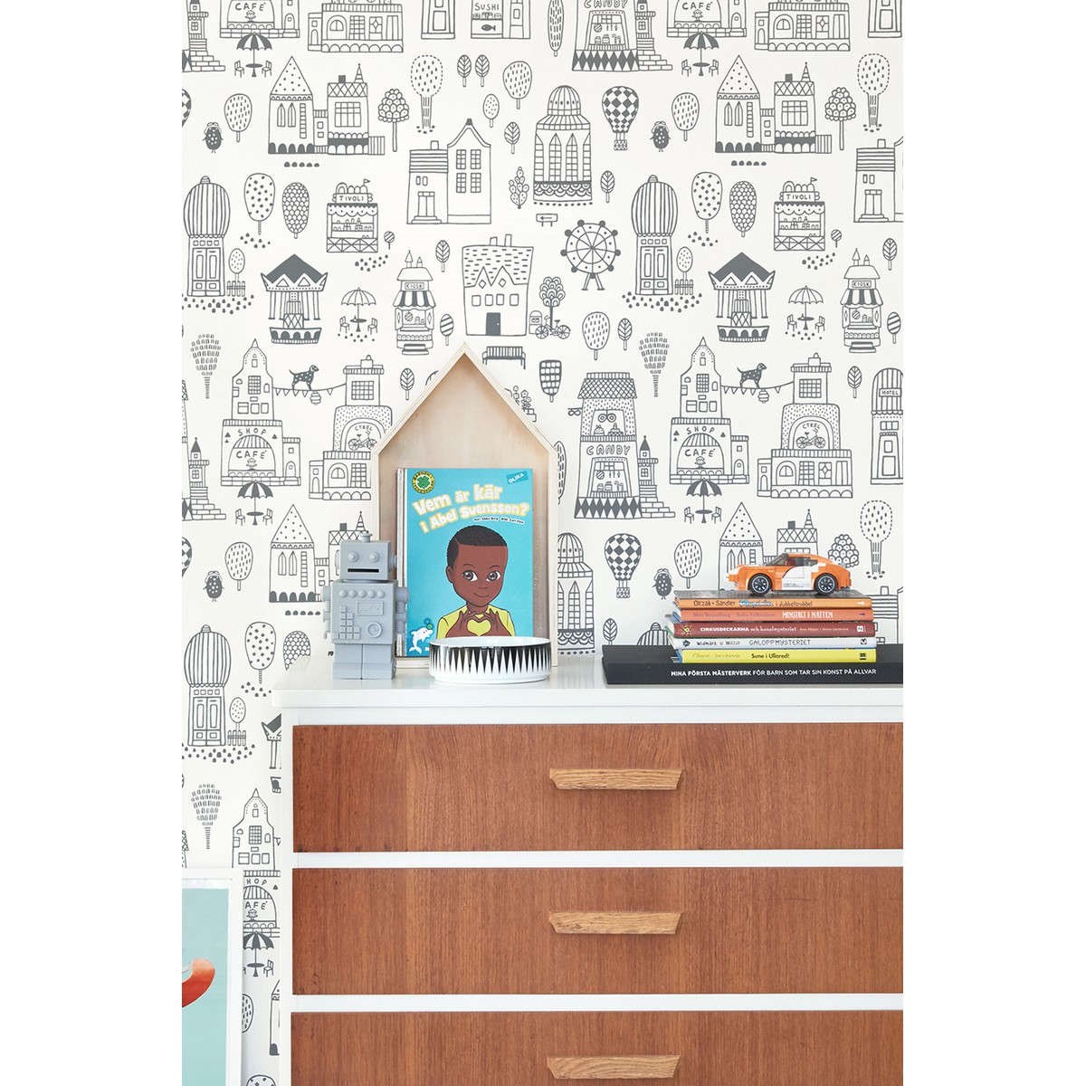 Tapet Treasure For Every Little Nook Small Town 118-02