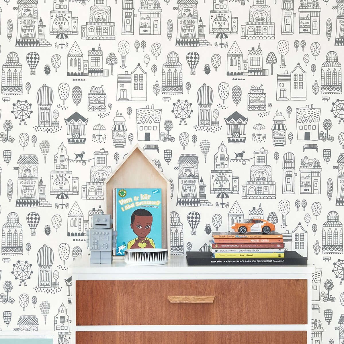 Tapet Treasure For Every Little Nook Small Town 118-02