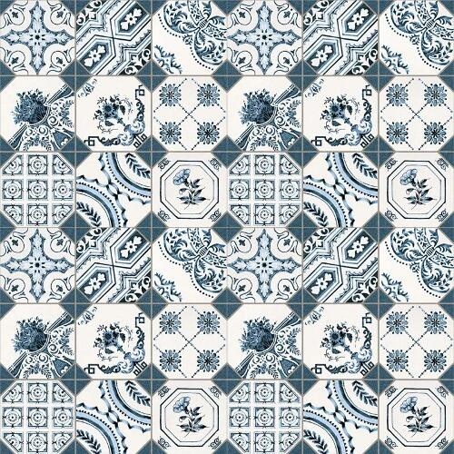 Klinker Retiro Blå, 31.6x31,6cm, Matt