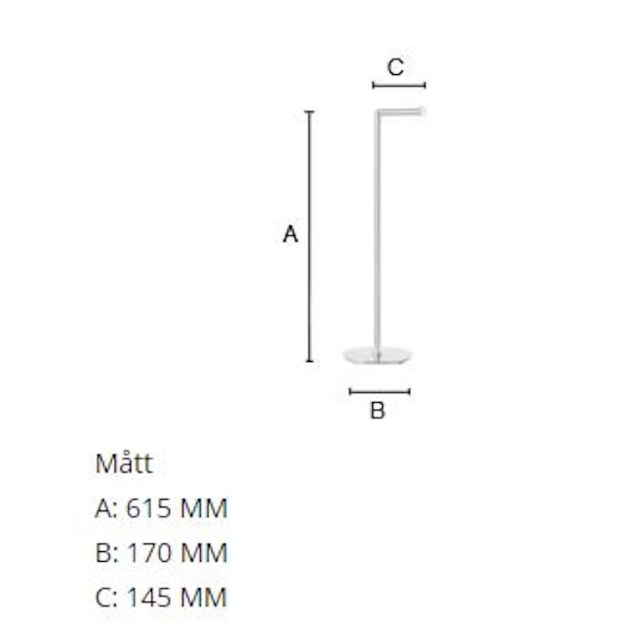 Toalettpappershållare Outline Fk635 Rostfritt Stål