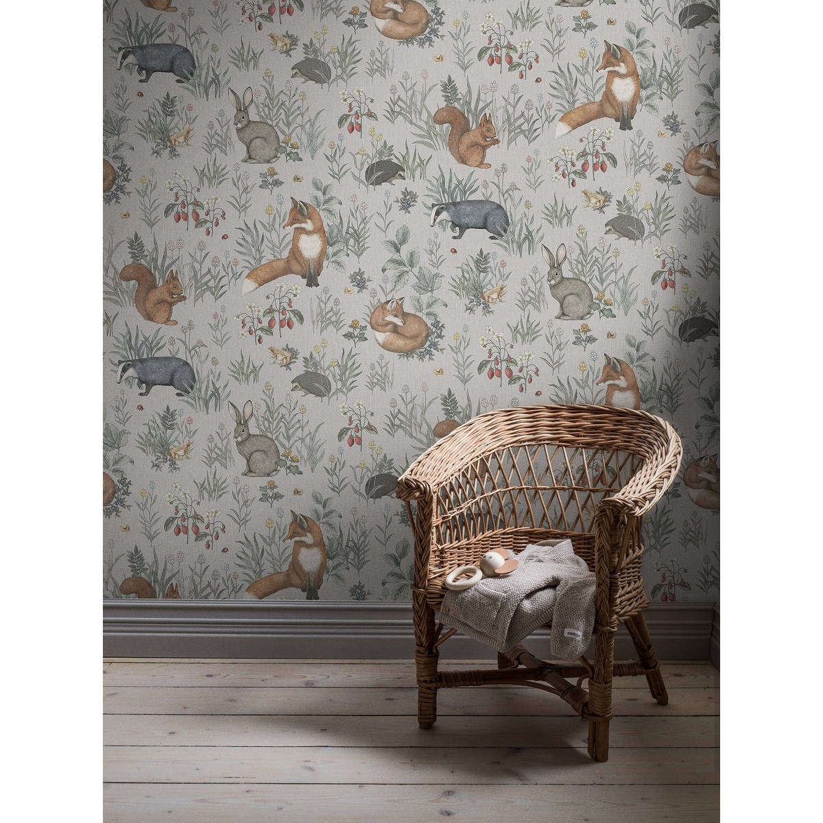 Tapet Newbie Wallpaper Forest Friends Mural 7480