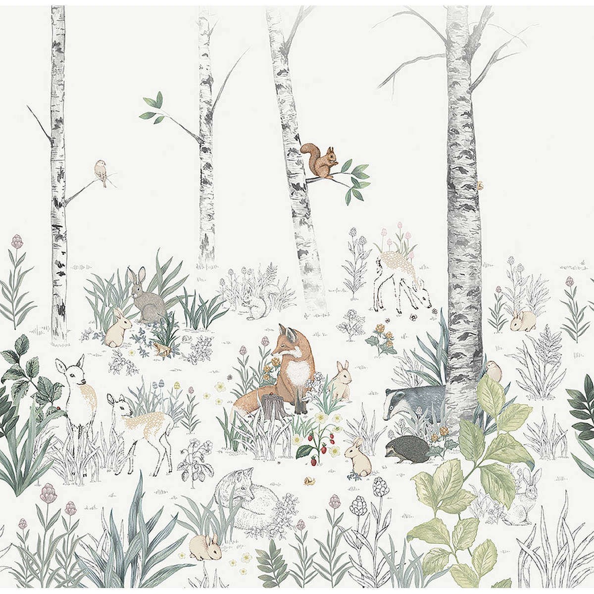 Tapet Newbie Wallpaper Magic Forest Mural 7481
