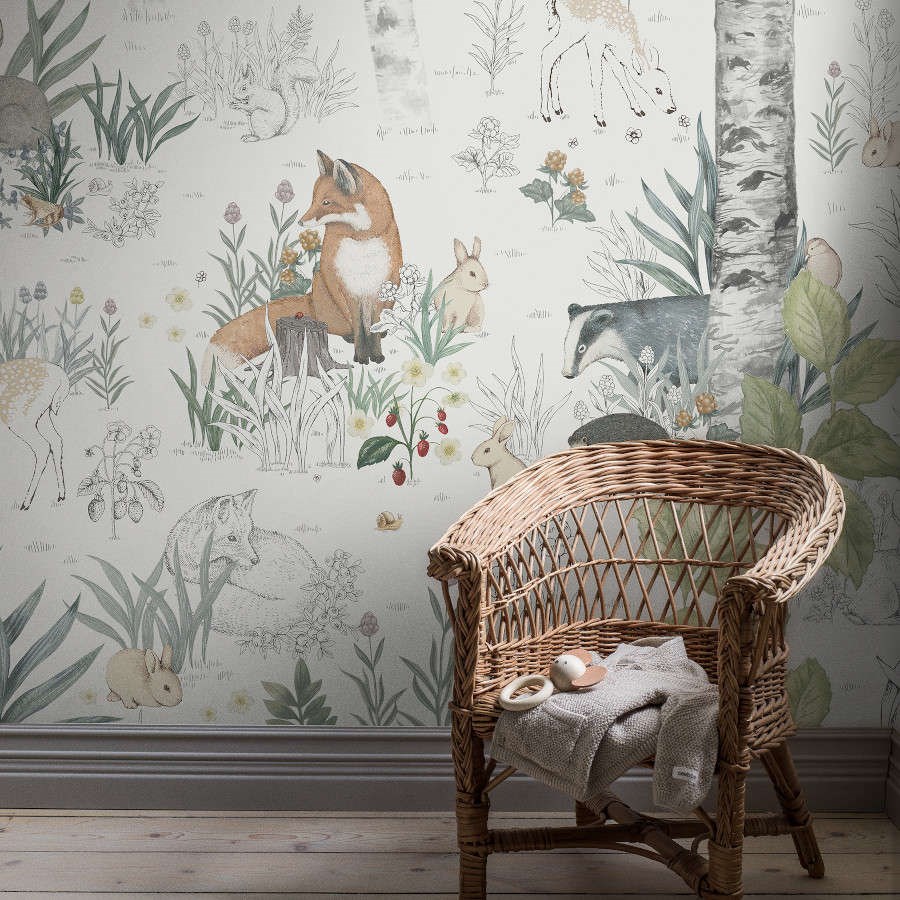 Tapet Newbie Wallpaper Magic Forest Mural 7481