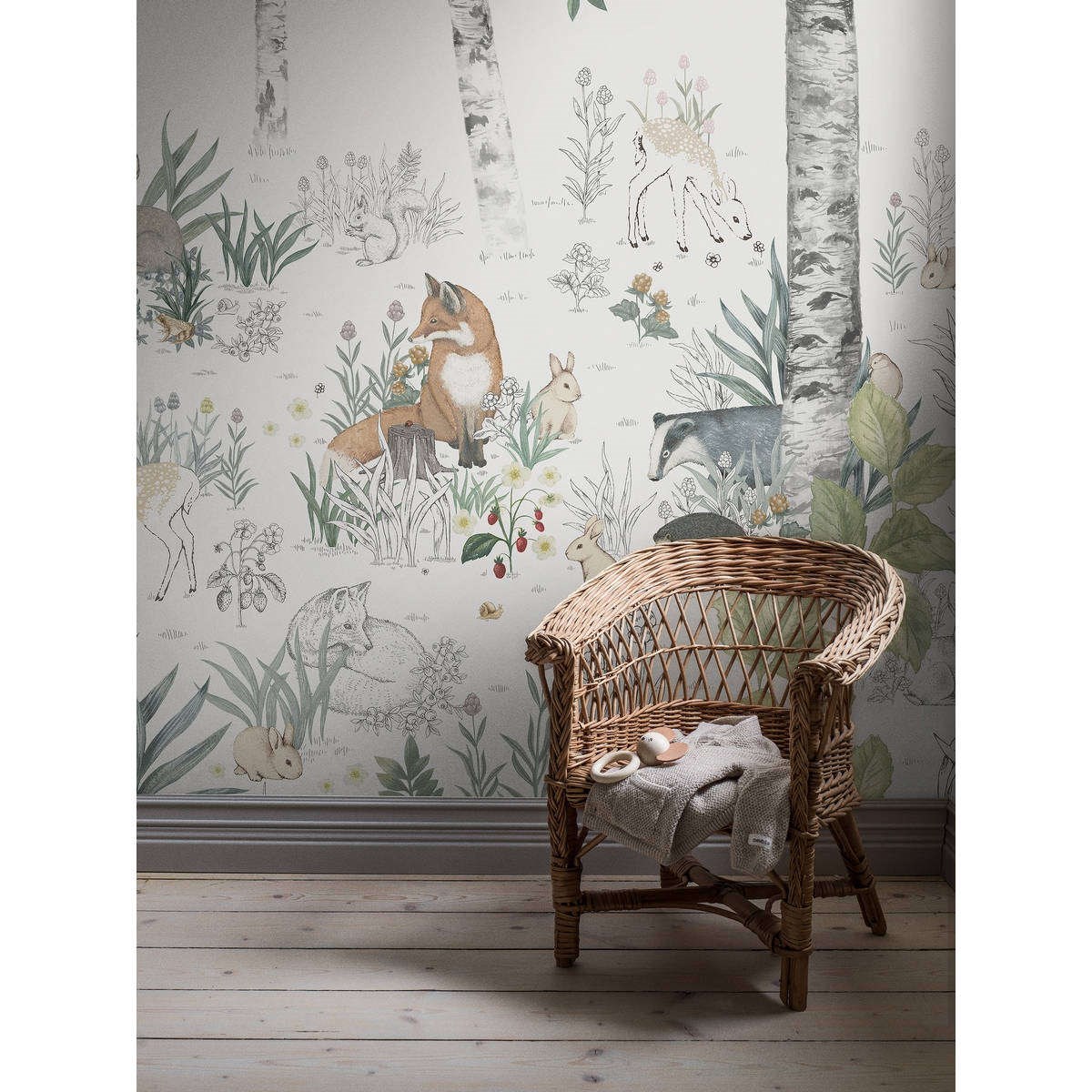 Tapet Newbie Wallpaper Magic Forest Mural 7481