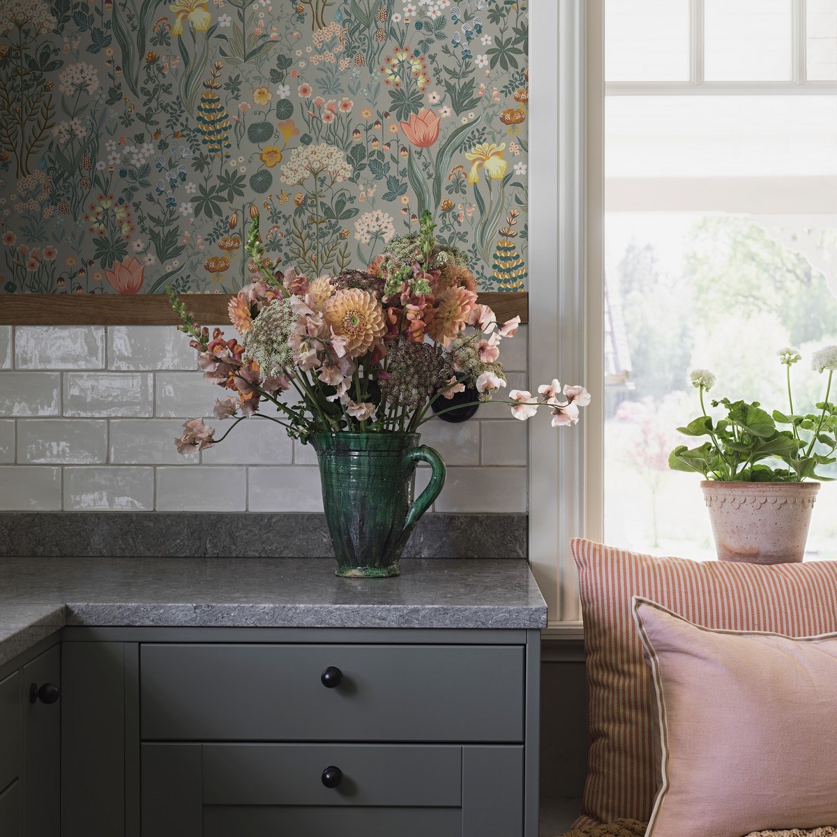 Tapet Special Edition Flowery,new Heritage Blomsterhav 2054