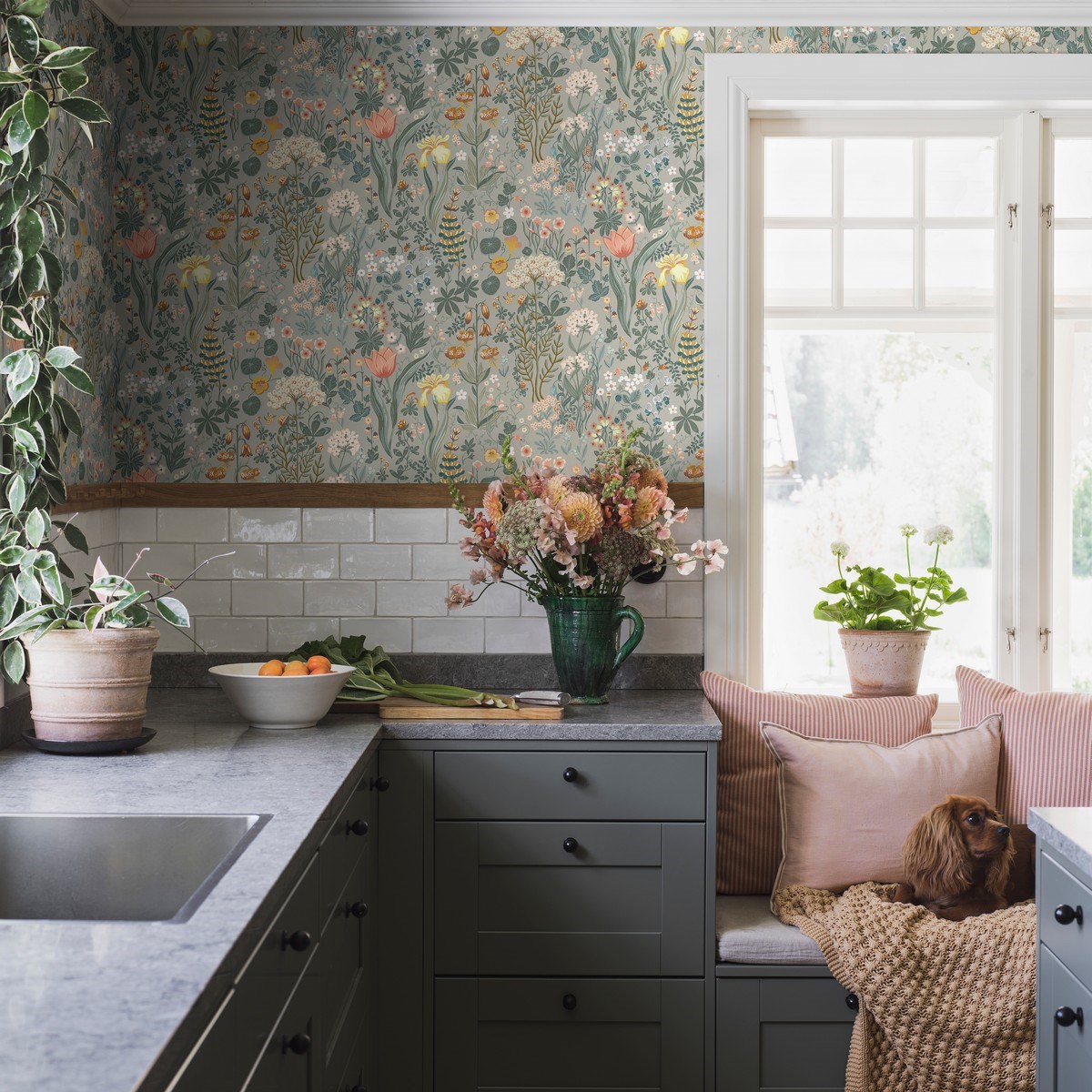 Tapet Special Edition Flowery,new Heritage Blomsterhav 2054