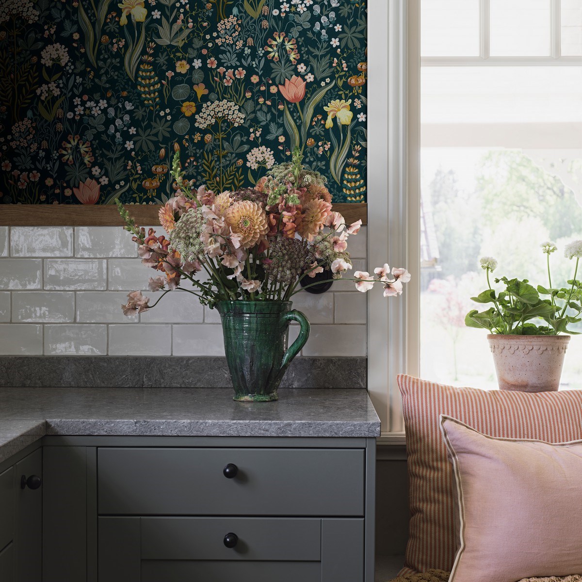 Tapet Special Edition Flowery,new Heritage Blomsterhav 2055