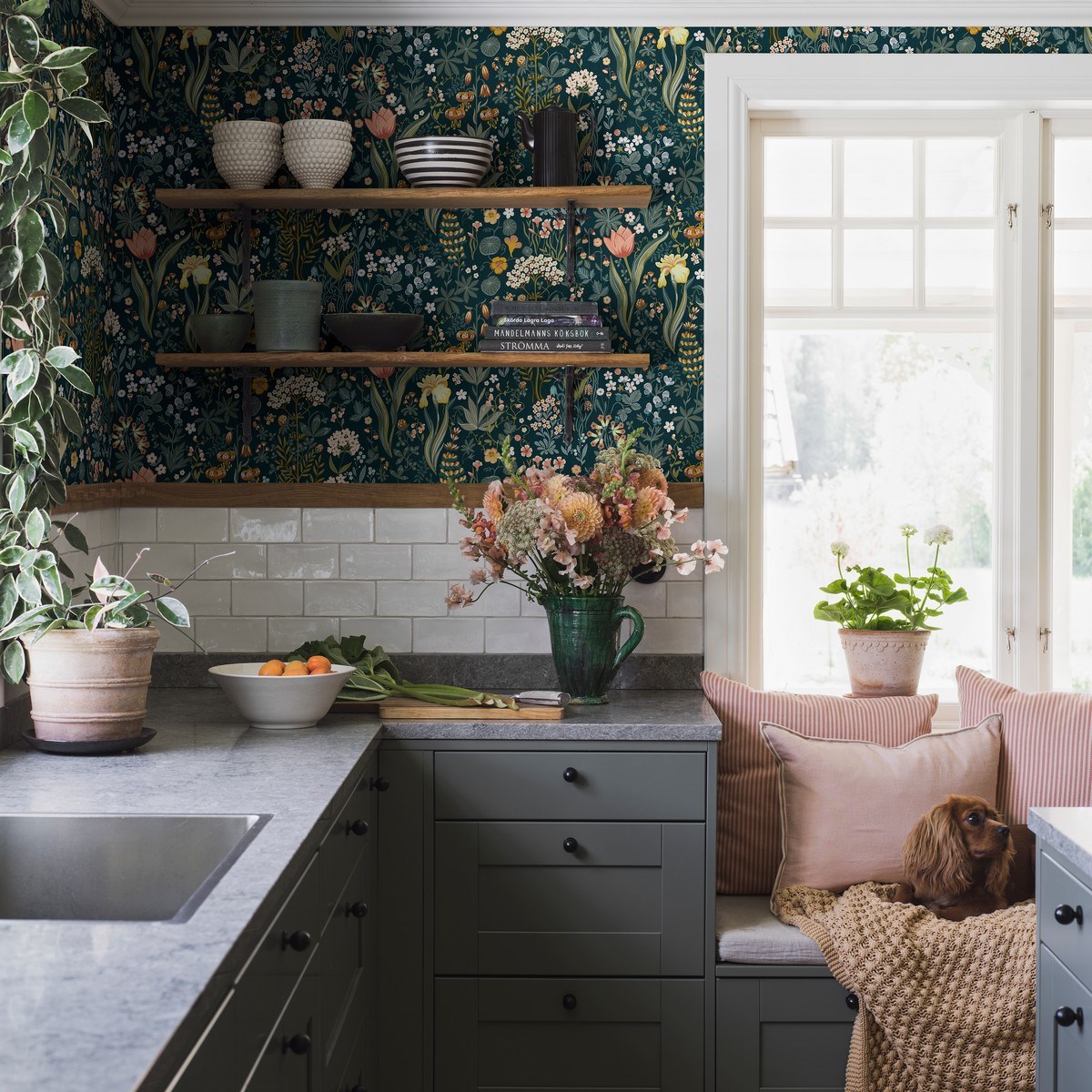 Tapet Special Edition Flowery,new Heritage Blomsterhav 2055