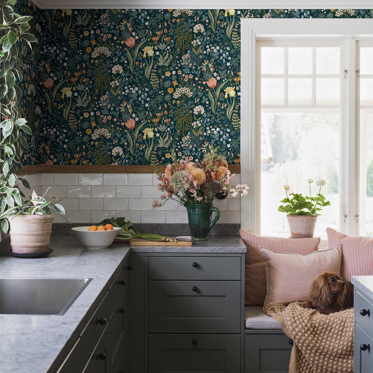 Tapet Special Edition Flowery,new Heritage Blomsterhav 2055