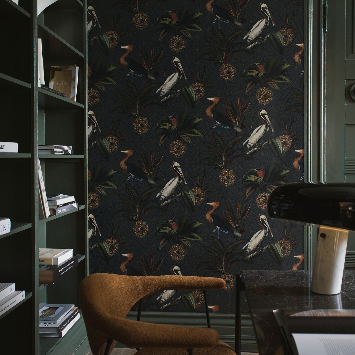 Tapet Treasured Sapphire Birds 2279