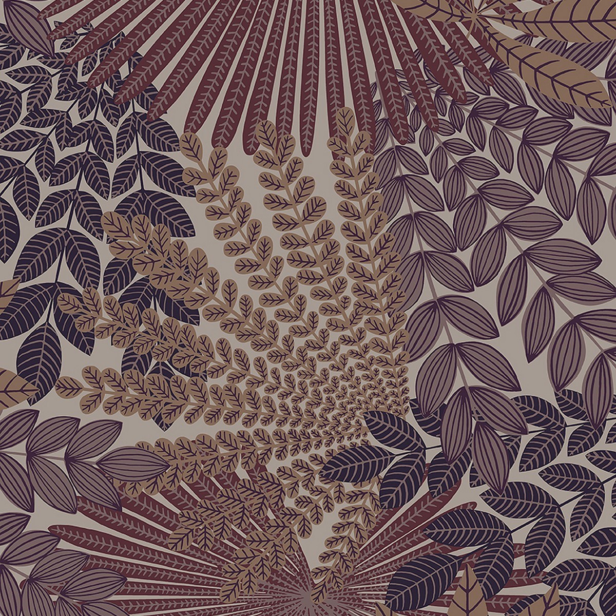 Tapet Treasured Velvet Leaves 2260