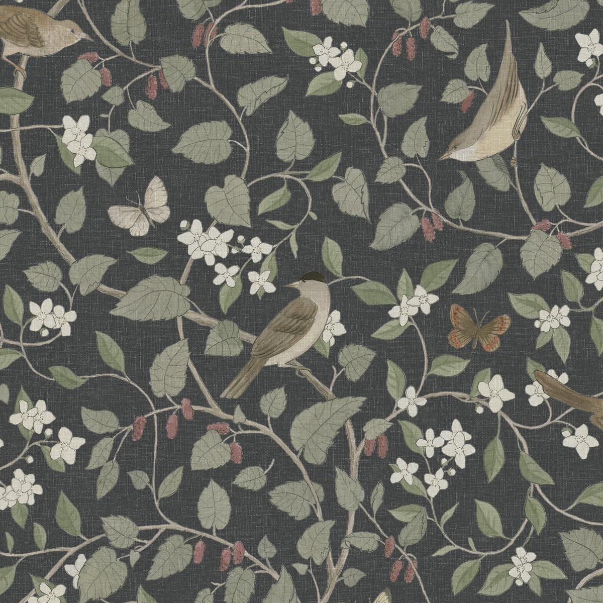 Tapet Special Edition Flowery Sångfåglar 2057