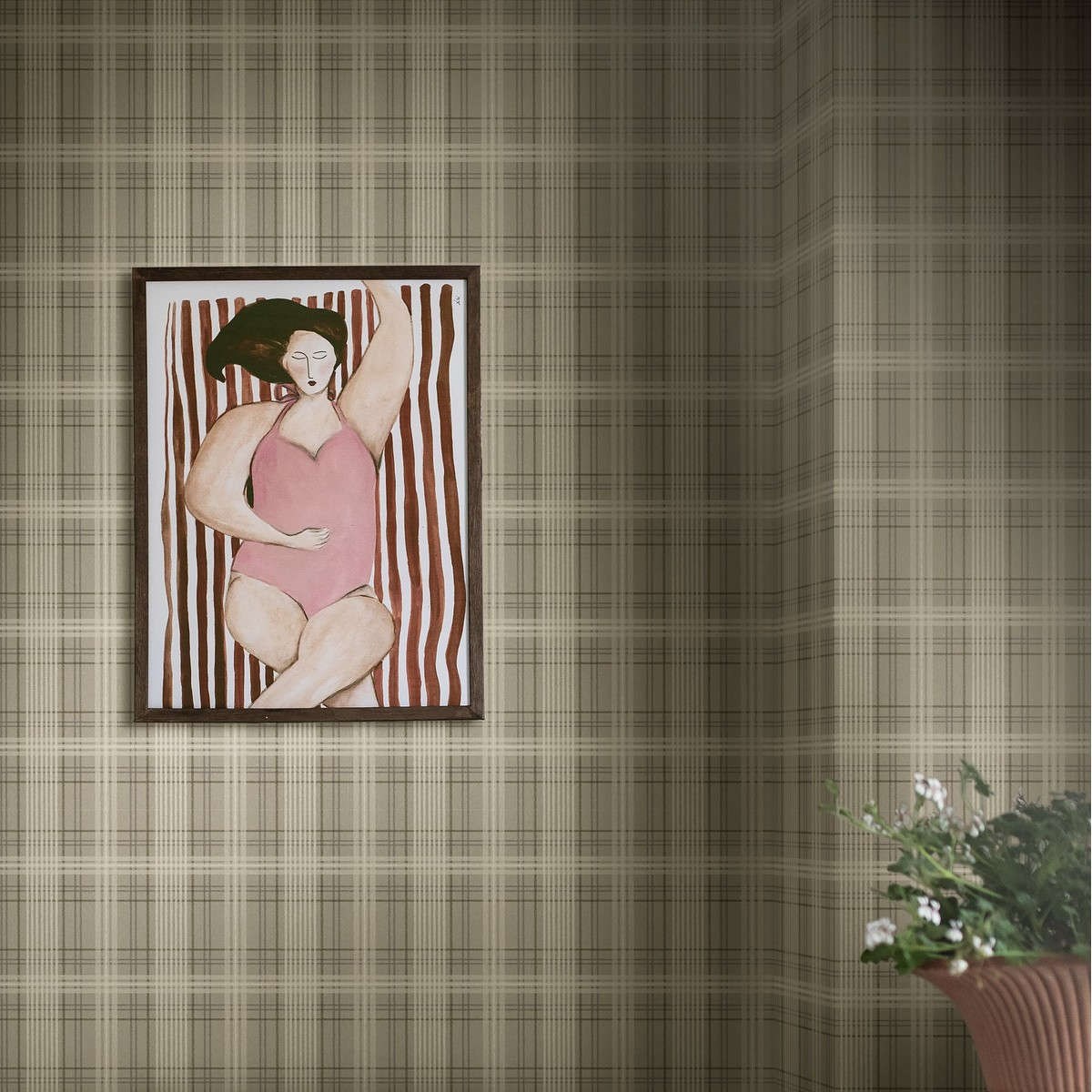 Tapet Cottage Garden Tailor´s Tweed 3577