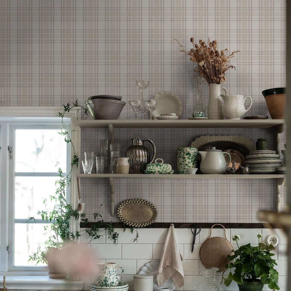 Tapet Cottage Garden Tailor´s Tweed 3578