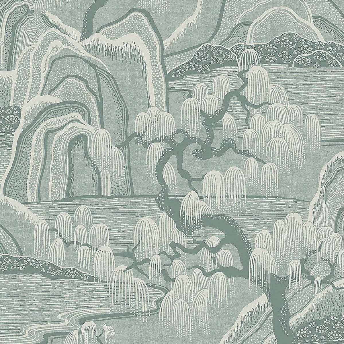 Tapet Eastern Simplicity Indigo Garden 3131