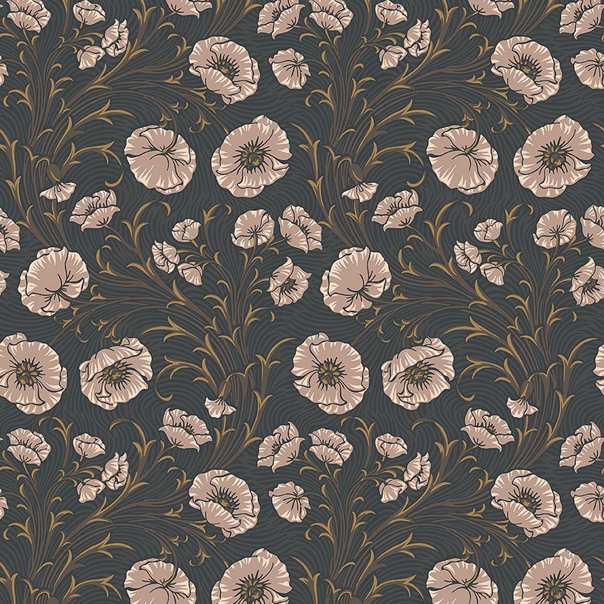 Tapet Treasured Poppy Flow 2268