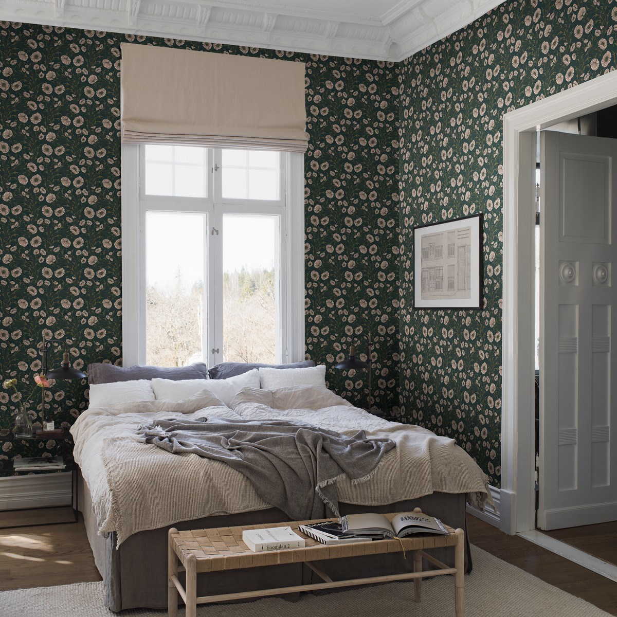 Tapet Treasured Poppy Flow 2268