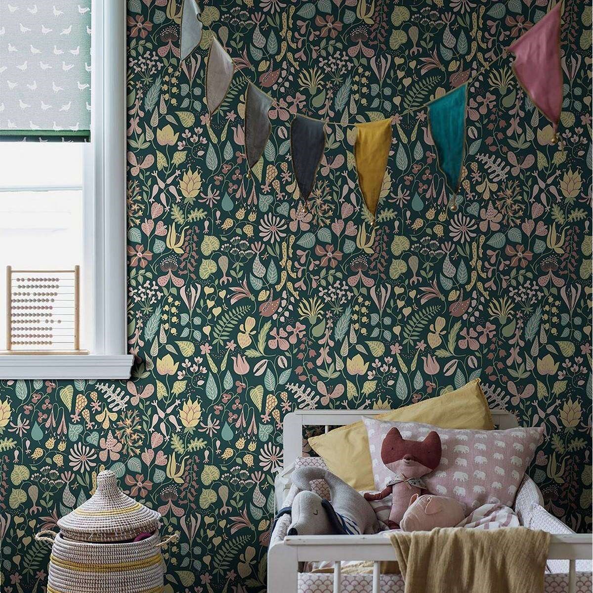 Tapet Scandinavian Designers III Stig Lindberg Herbarium 1976