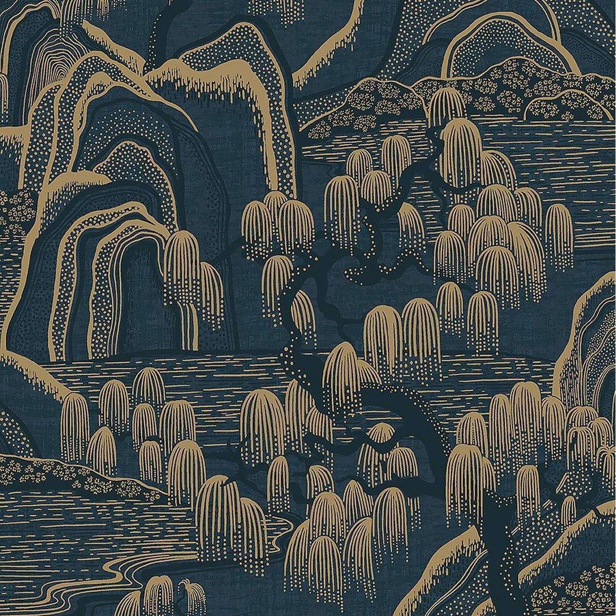 Tapet Eastern Simplicity Indigo Garden 3132