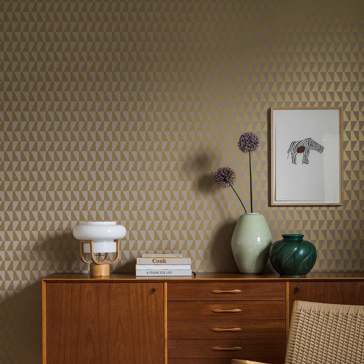 Tapet Scandinavian Designers III Arne Jacobsen Trapez 1992