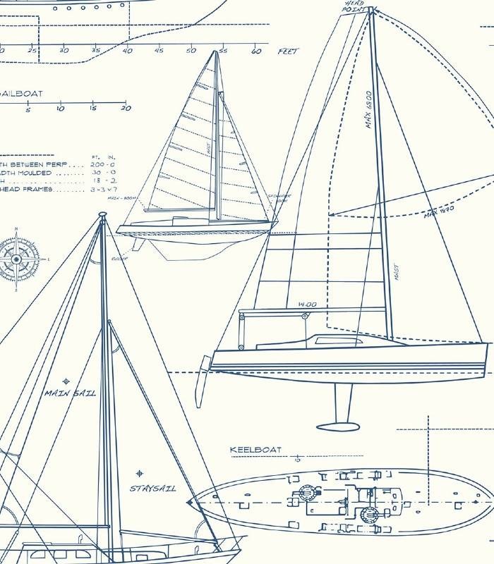 Tapet Yacht Club Yc61322