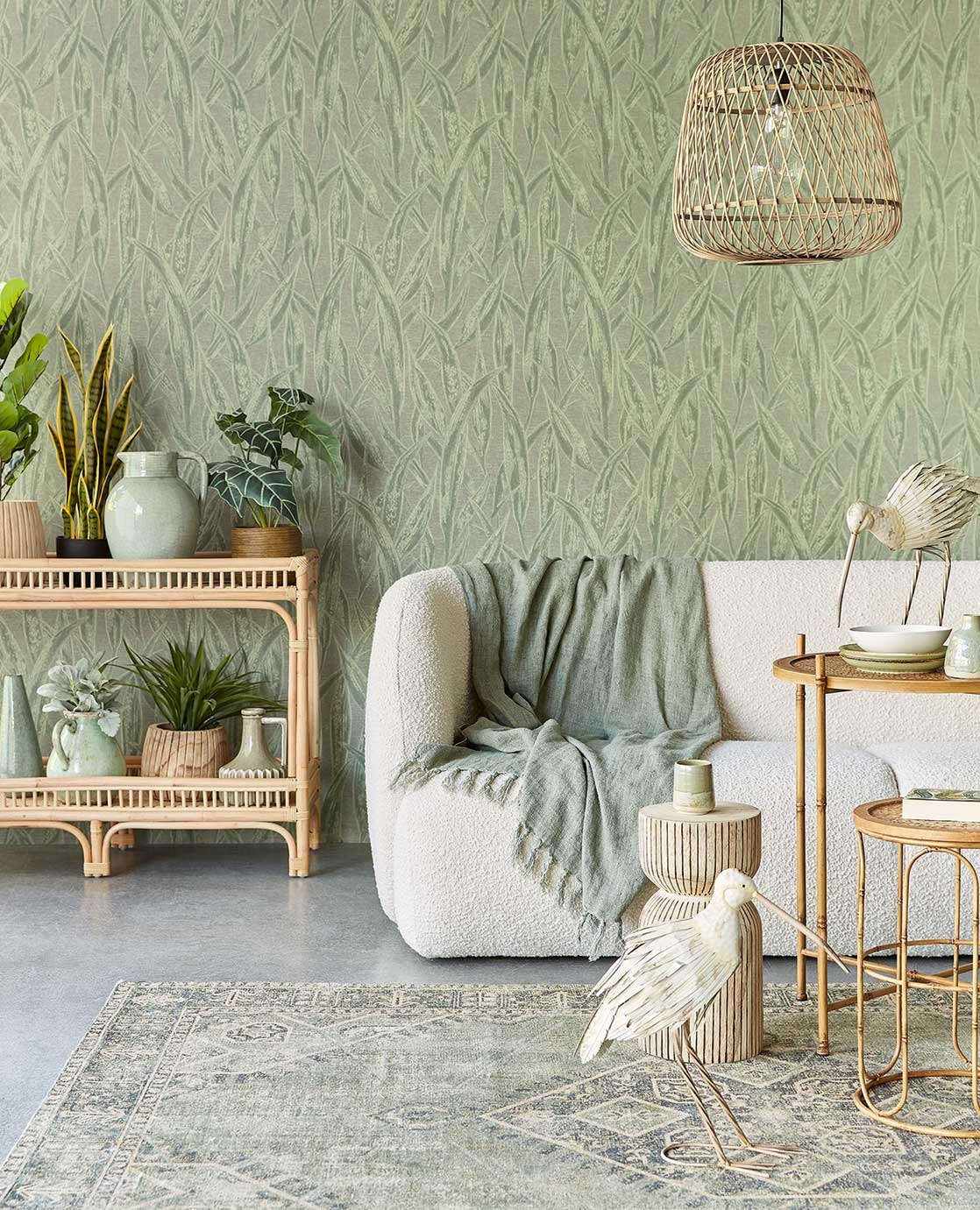 Tapet Waterfront Leaves 300803