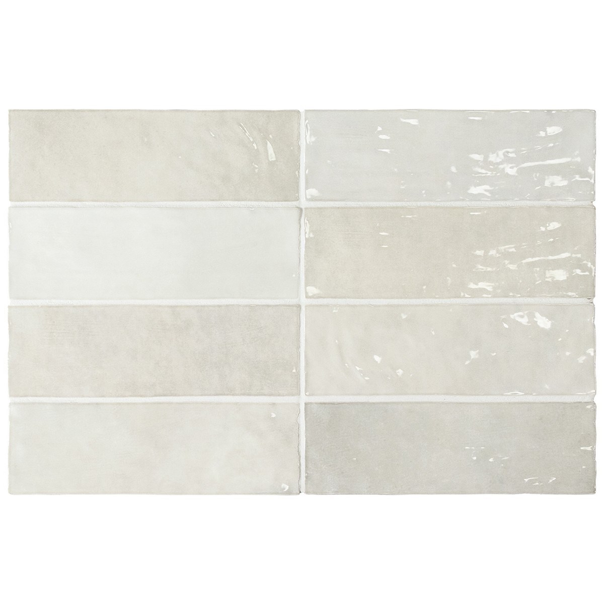 Kakel La Riviera Grön, 6.5x20cm, Blank