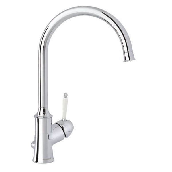 Köksblandare Tradition Hög Pip Med Diskmaskinsavstäning Krom